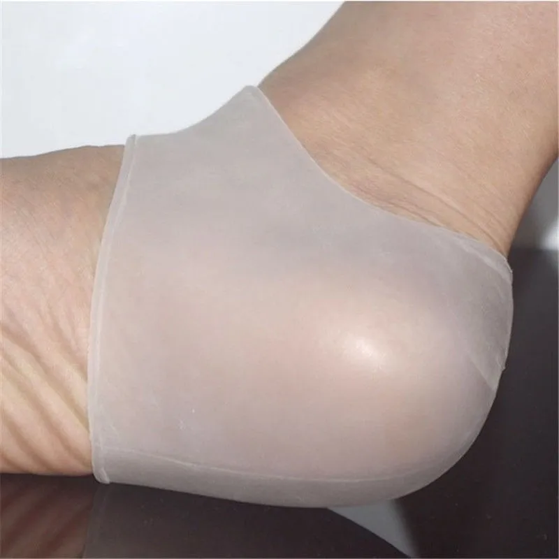 1 пара Новые силиконовые Уход за ногами увлажняющие Гелеобразные напяточники носки треснутый уход за кожей ног протектор для ног Уход за ногами для мужчин/женщин