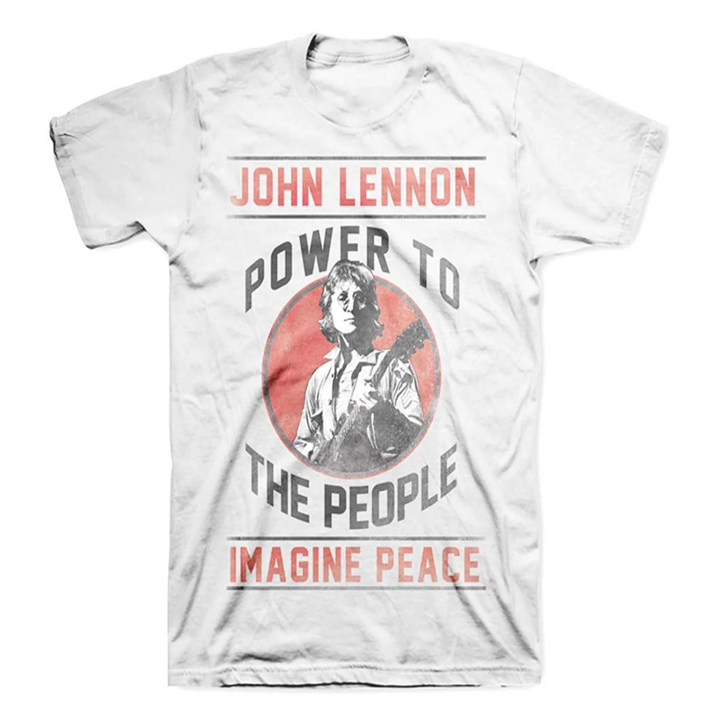 

John Lennon Power To The People T-Shirt New Hot Summer Casual T Shirt Printing Mens Short Sleeve Tees Personality
