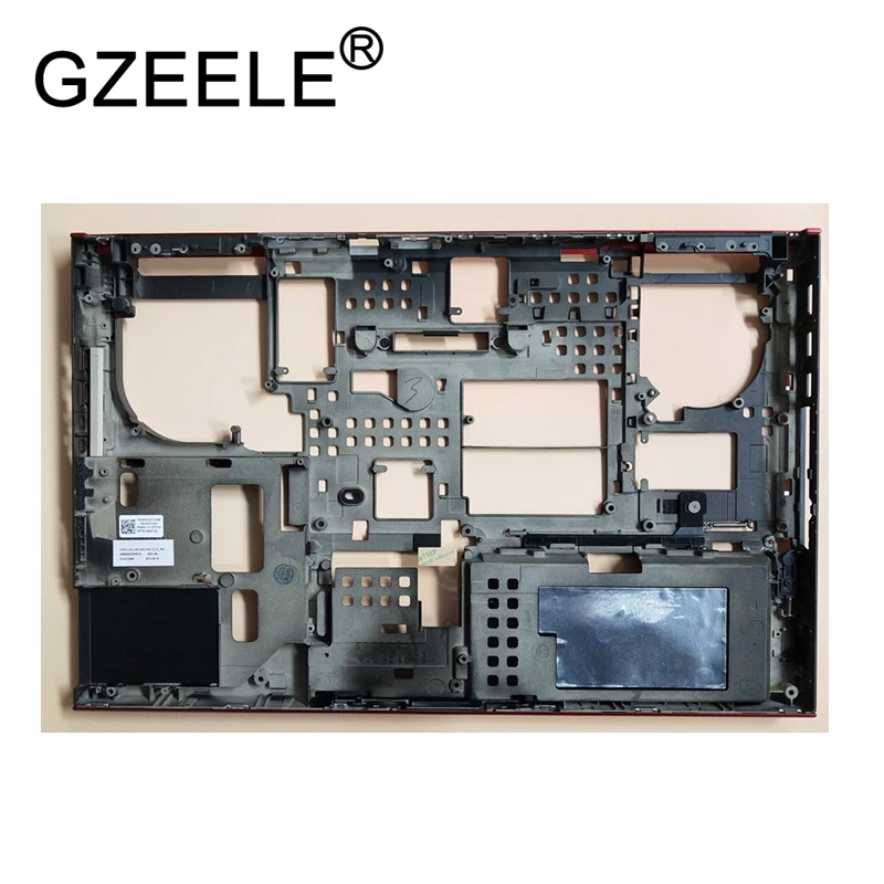 GZEELE нижний чехол Нижняя крышка для DELL Precision M6800 черный с красной рамкой AM0W2000910 0697J0 корпус ноутбука