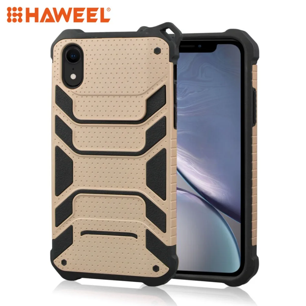 Защитный чехол HAWEEL для iPhone XS/XR противоударный из поликарбоната и ТПУ Броня
