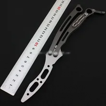 Удивительные высококачественные игрушки нож бабочки тренировочные серебряные взрослые тренировочные складные ножи не острые лезвия