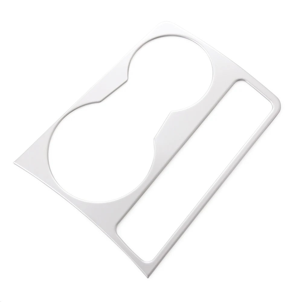

Car Stainless Steel Cup Holder Decorative Frame Cover Trim Sticker For Audi A4 B8 09-15 A5 Car Styling
