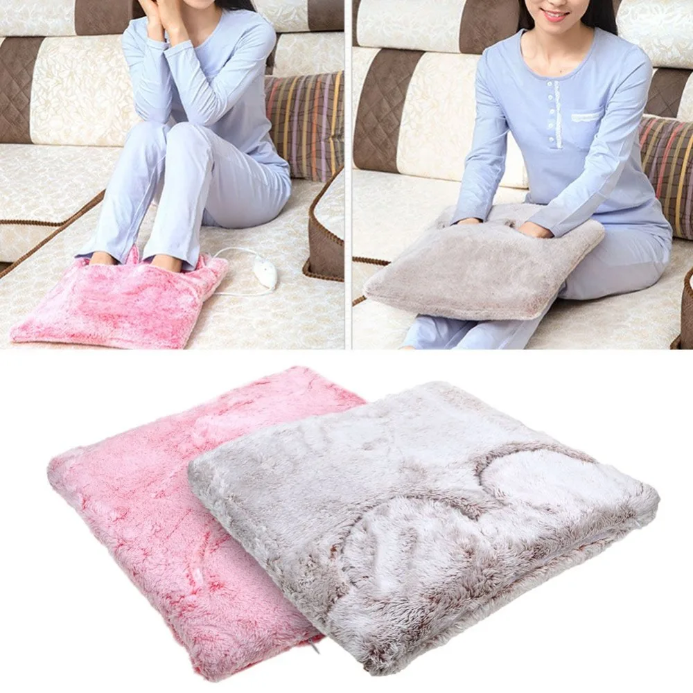 Foot Hand Warmer Heating Pad Slippers Sofa Chair Warm Cushion Electric
