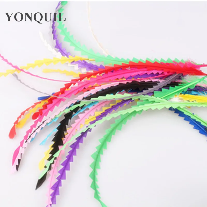 

10 colors 25-30cm Loose coque rooster tail feather long shaped feathers for DIY fascinator hair accessories cocktail hats OF1552