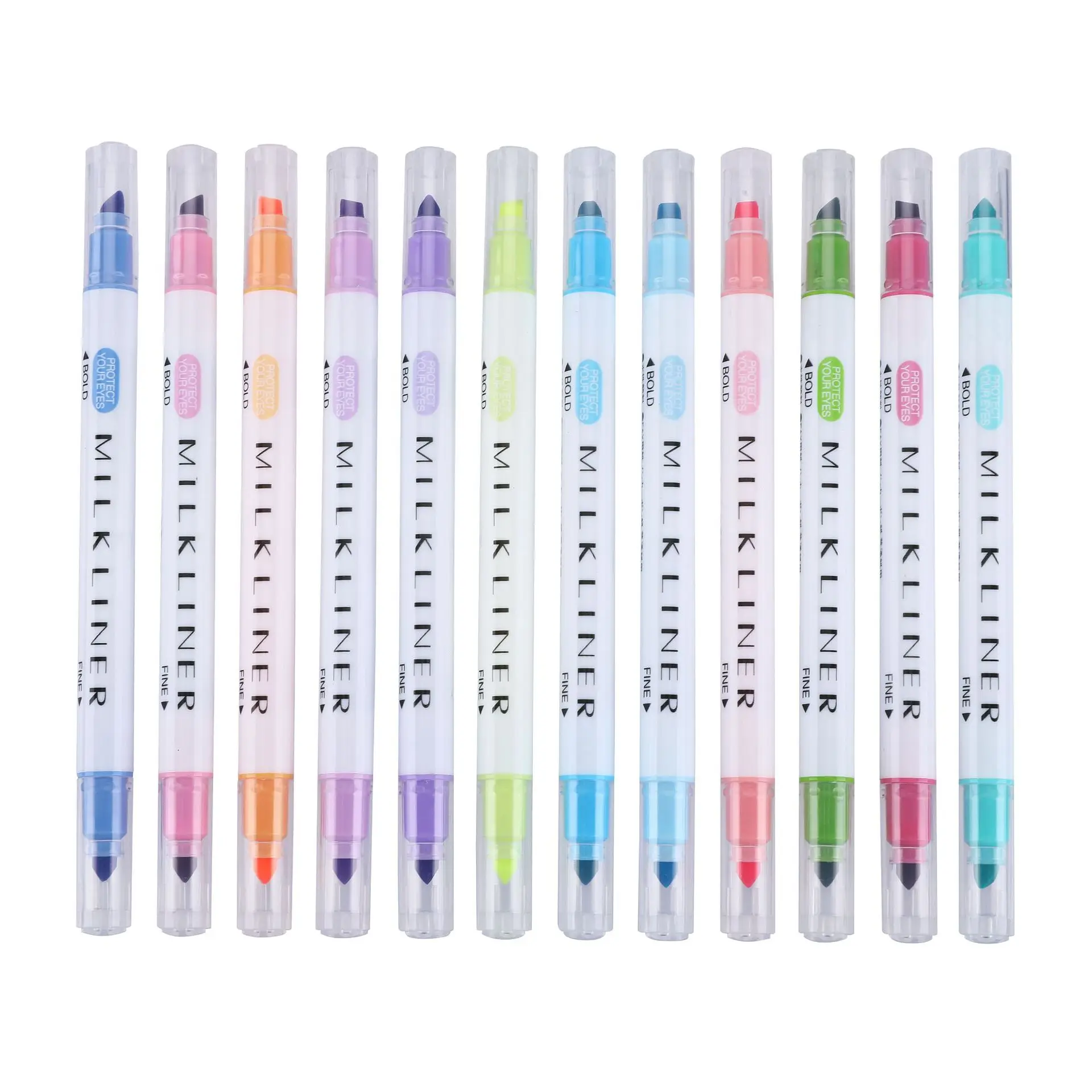 

Double Head Highlighter Color Graffiti Fluorescent Pen Oblique Double-Sided School Office Supply Art Marker Whiteboard Pens