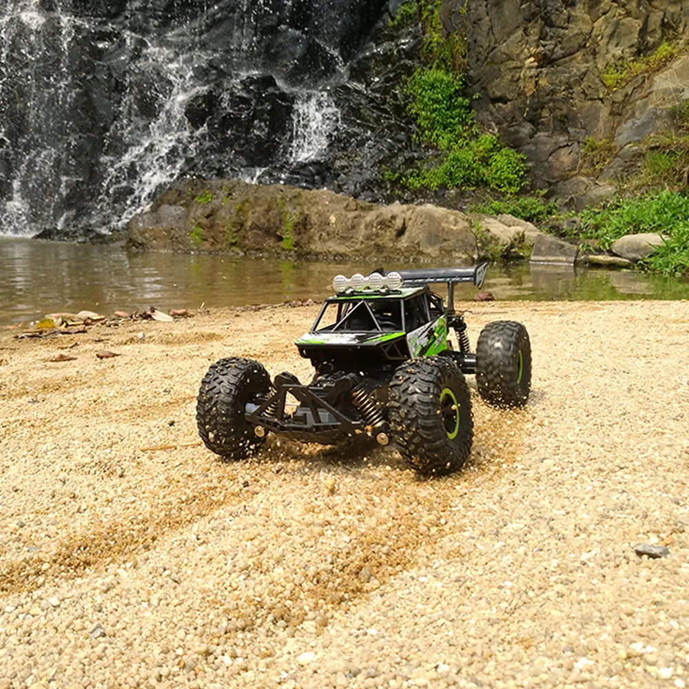 Промо-акция! Высококачественные шины, радиоуправляемая машина 1/18 4WD 2,4 ггц 16 км/ч, независимая подвеска, пружина, радиоуправляемые внедорожные автомобили, игрушки с дистанционным управлением