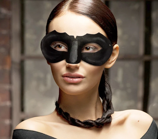 new quality handmade diy mask halloween batman catwoman mask cosplay costume paper mache pulp mask