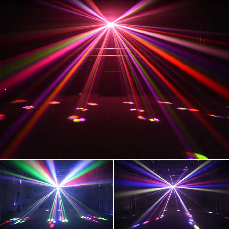 ALIEN 30 Вт DMX 512 RGBW 8 цветов светодиодный диско DJ луч Spot Butteryfly светильник вечерние праздничные рождественские бар Свадебный сценический светильник ing Effect