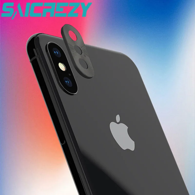 

Luxury Rear Camera Lens full Protective Ring case Cover Protector For iPhone X XS Max XR Metal Case Mobile Phone accessories