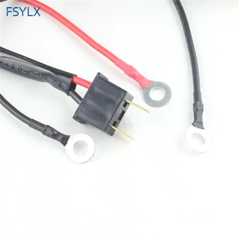 FSYLX 35 Вт 55 Вт 9006 9005 H11 H7 H3 ксеноновый релейный жгут HID головной светильник противотуманный светильник жгут проводов разъем адаптера усиленные кабели