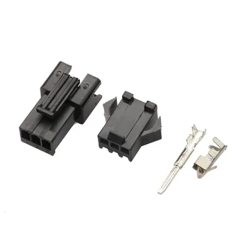 

600Pcs Pin Terminal Wire Connectors Jumper Pin Housing Header Crimp Adapters With Hook Kit Black Sliver Male Female Connector