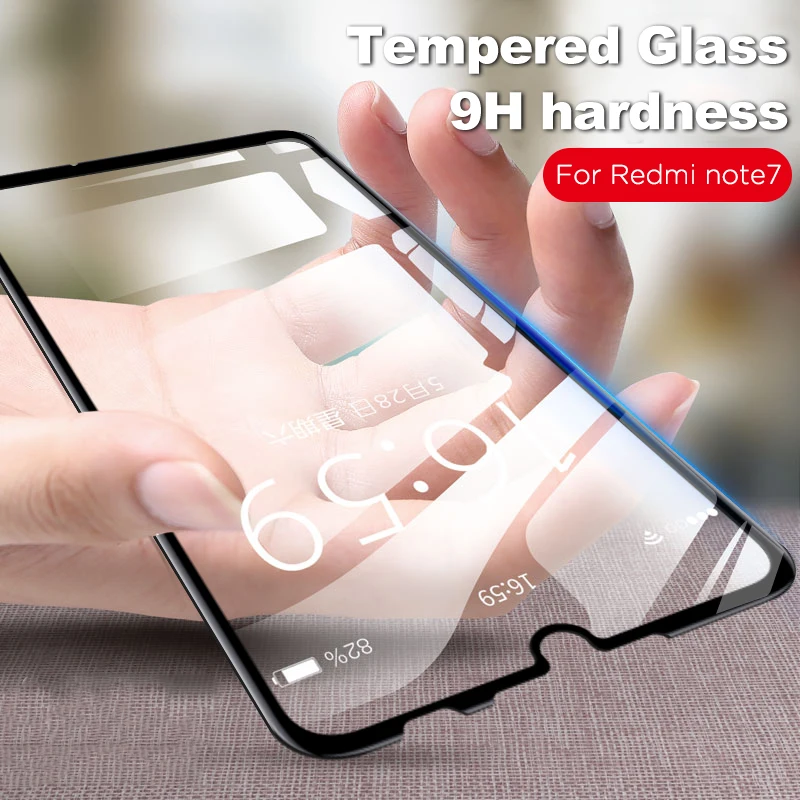 Для Redmi 7 полное покрытие закаленное стекло для Xiaomi Note 6 5 Pro S2 Mi 9 SE 8 A2 Lite Защитная