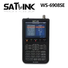 WS-6908SE метр поддержка KB-LIGHT подсветка спутниковый искатель ws 6908se Satlink mi box android DVB-S FTA