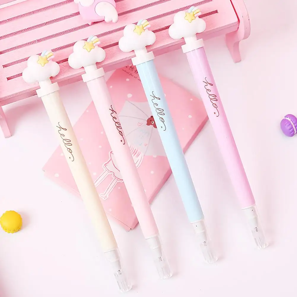 

Sale Cloud Star Light Gel Pen Signature Writing School Stationery Supply Holiday Gift
