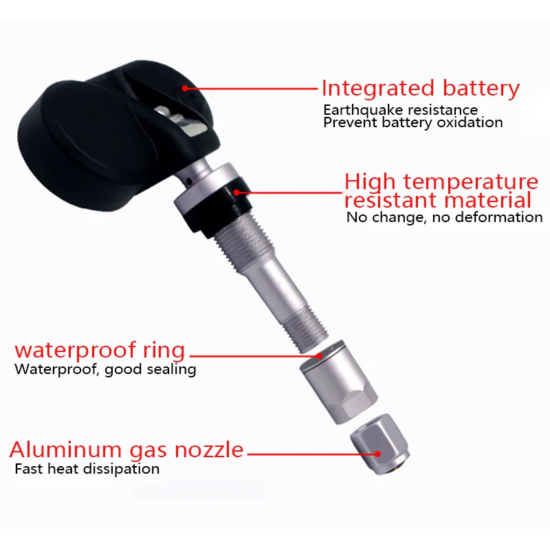 TPMS контроль давления в шинах беспроводной автомобильный Встроенный датчик