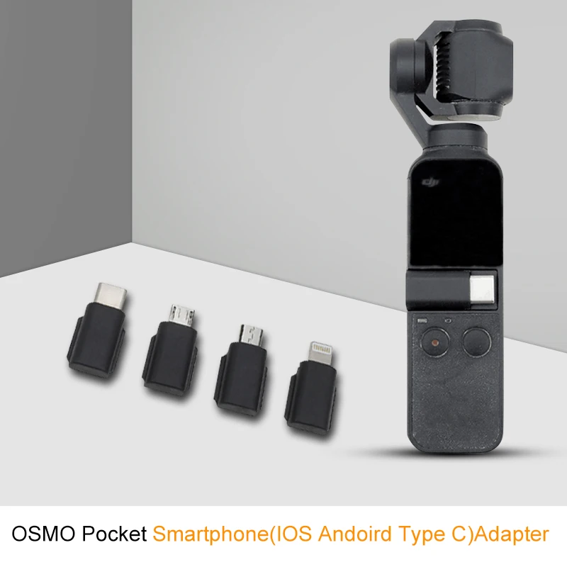 DJI Osmo Карманный адаптер для смартфона Micro USB(Android) TYPE-C IOS для OSMO карманных ручных карданных аксессуары