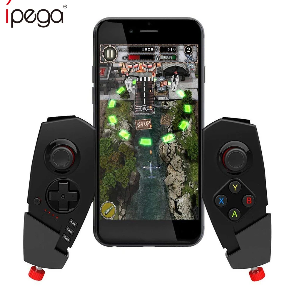 Koop Verstelbare Gamepad Controller Bluetooth 3.0 Joystick voor iPhone 6 6 s iPad Air iPad Mini Galaxy Tab S6 Rand Sony xperia HTC