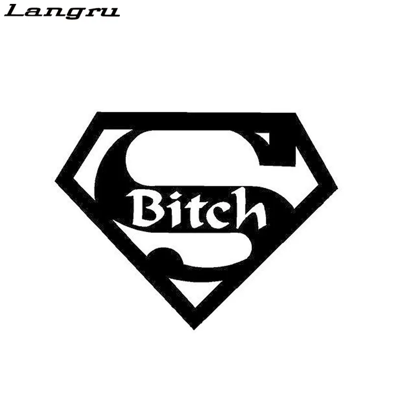 Langru Bitch Hero Bad Girl забавная Автомобильная наклейка интересные виниловые наклейки