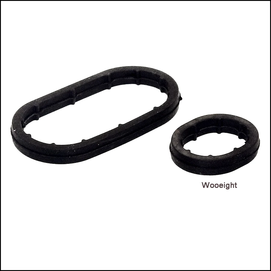Wooeight oil filter housing seal gasket kit for Mercedes Benz W211 V6 M112 M113 V8 1121840361 1121840261 1121840161 1121840061