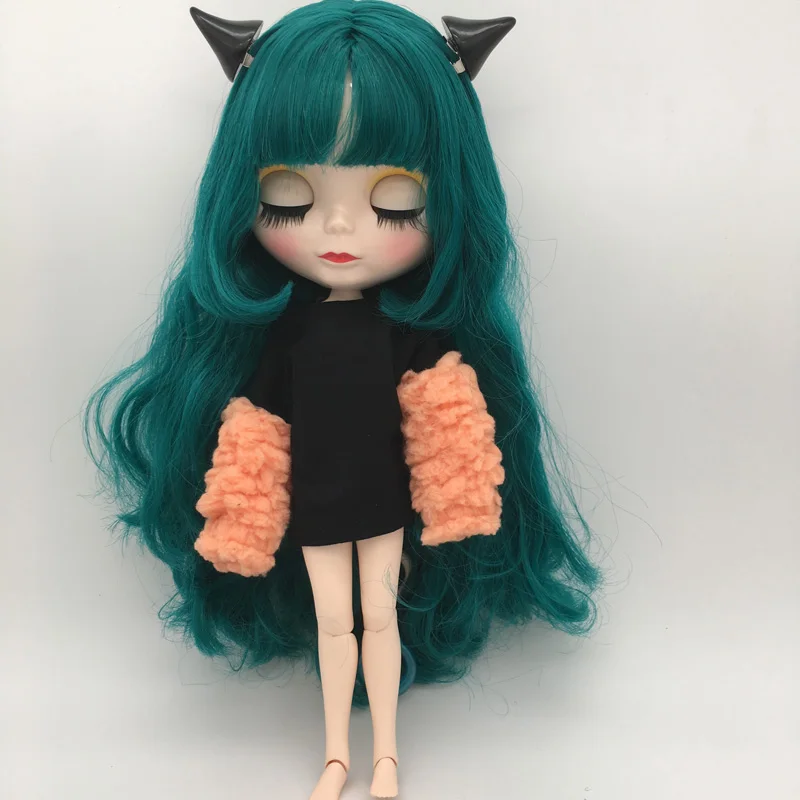 Специальная цена BJD шарнир S1-8 DIY Обнаженная кукла Blyth подарок на день рождения для девочки 4 цвета большие глаза куклы с красивыми волосами милая игрушка