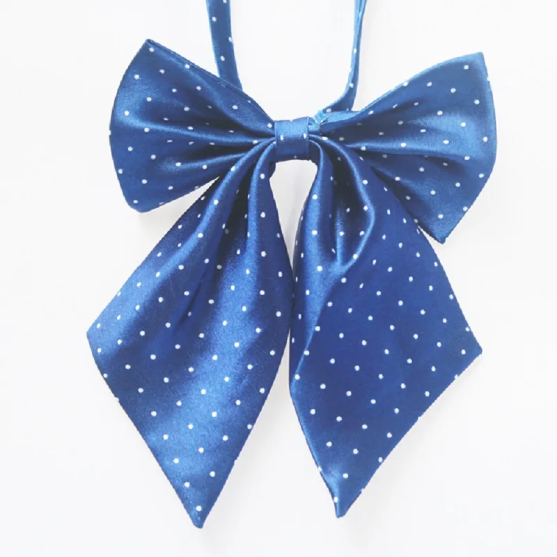 Hot Women Ribbon Party Butterfly Tie Solid Color Adjustable Bowtie