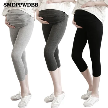 

SMDPPWDBB Spring Maternity leggging Thin Pregnancy Clothes Summer Women Pants For Pregnant Women Leggings Maternity Clothing