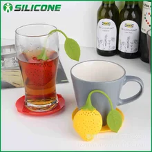 Hoomall 1 шт. Многофункциональный силиконовый ситечко для чая лимонный дизайн свободный чайный лист мешок-сито травяной фильтр для специй кухонный инструмент