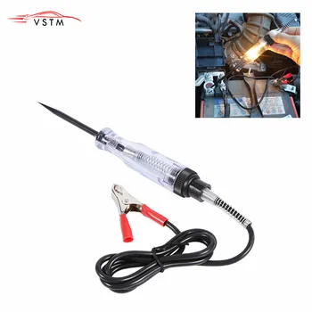 

6V 12V 24V DC Car Truck Voltage Circuit Tester Car Test VoltMet Long Probe Pen Light Bulb Automobile Maintenance Tools