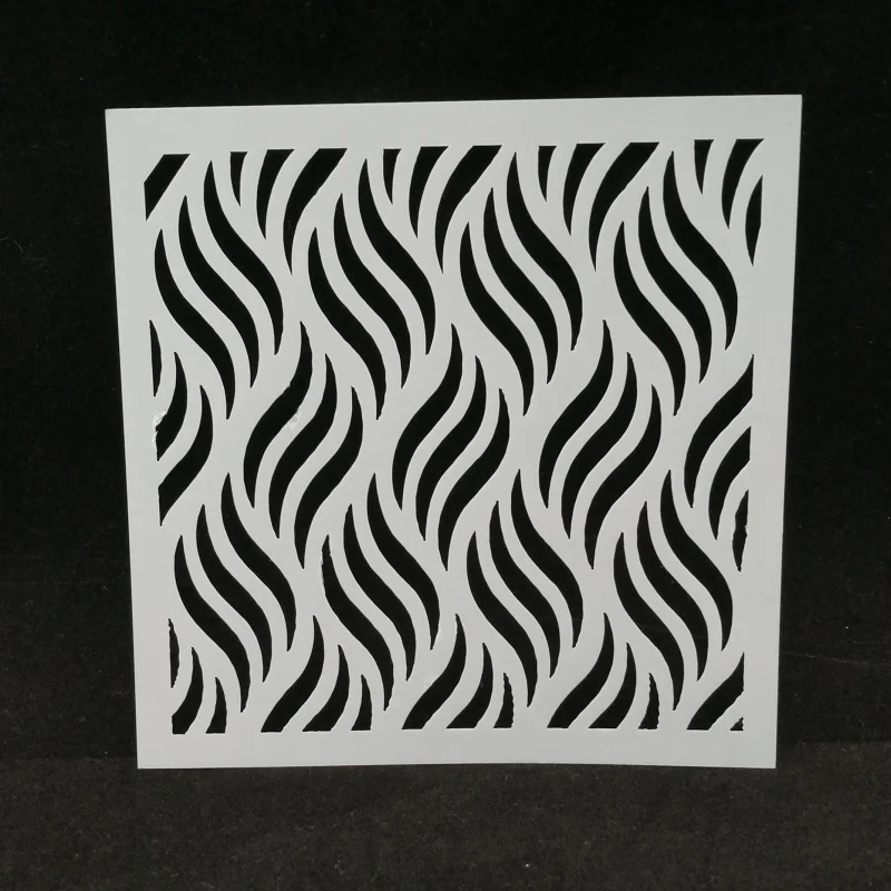 

Wave pvc Layering Stencils for Diy scrapbook Drawing Color Spray Stencil,painting stencil,home decor diy etc.