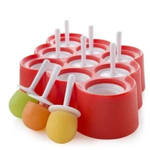 48 шт./лот мода 9 полости мини-силиконовые лед поп-лоток Детские мороженое формы Ice Cube Плесень лоток