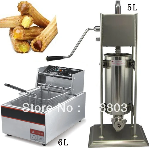 2 in 1 5L Spainish Churros Maker + 6L Electric Deep Fryerin Waffle