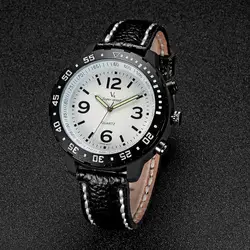 2016 Бренд V6 часы мужские Повседневное кварца reloj кожаный наручные часы военный reloj hombre мужские часы relogio masculino