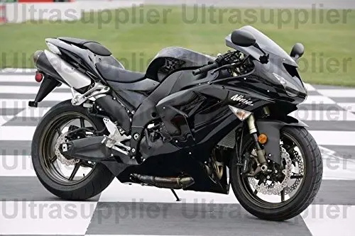 

Gloss Black Injection Fairing ABS for 2006-2007 Kawasaki Ninja ZX-10R ZX10R