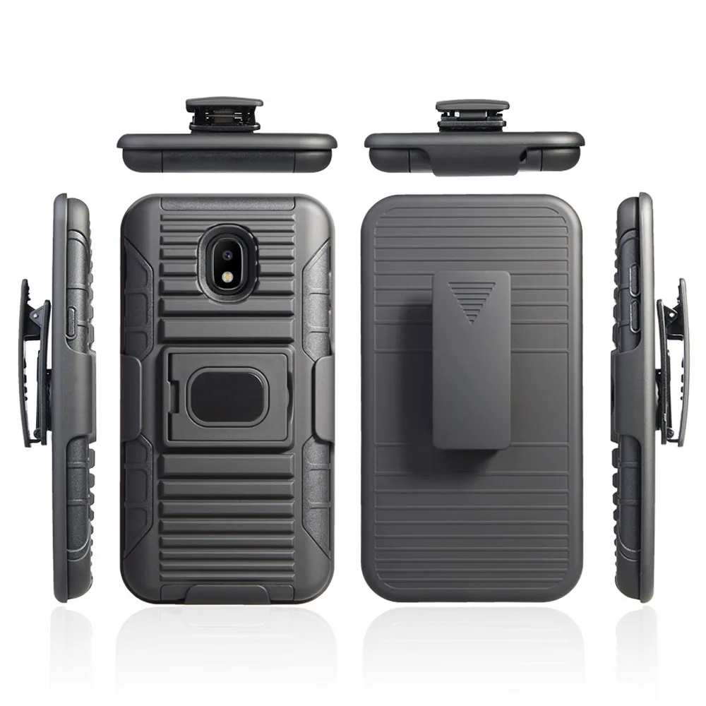 Magnetic Armor Case Ring Stand Belt Clip Holster Cover For Samsung Galaxy J3 2018/Achieve/Orbit/J3 V 3rd Gen/Aura/Eclipse 2/Star | Мобильные