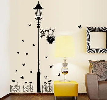 

Personality corridor lamp background porch is decorated wall stickers household paste of foreign trade