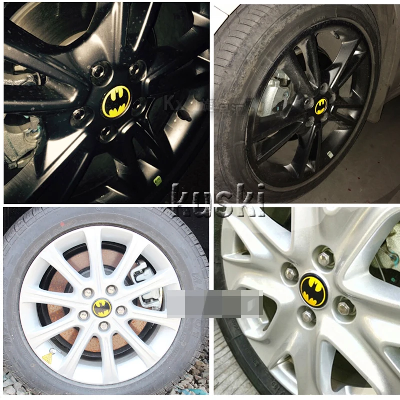 ZDPARTS колпачки для центральной ступицы колеса автомобиля с черепом наклейки BMW E46