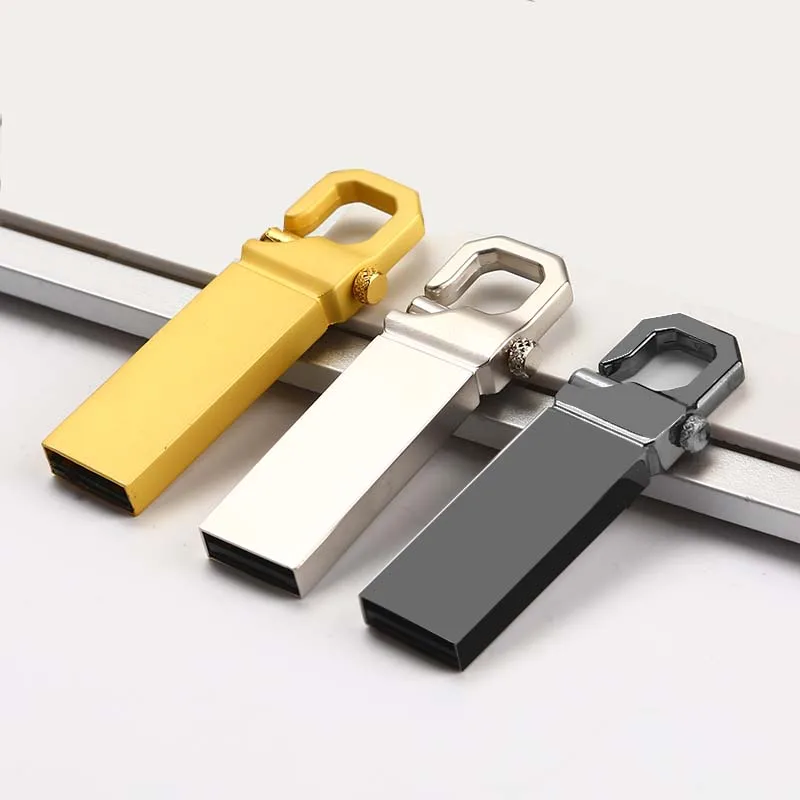 USB флеш-накопитель 32 ГБ Флешка 64 8 16 128 Гб водонепроницаемый металлический u-диск