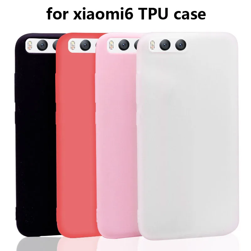 ABAG полузавернутый чехол для xiaomi 6 матовый яркий однотонный Силиконовый ТПУ