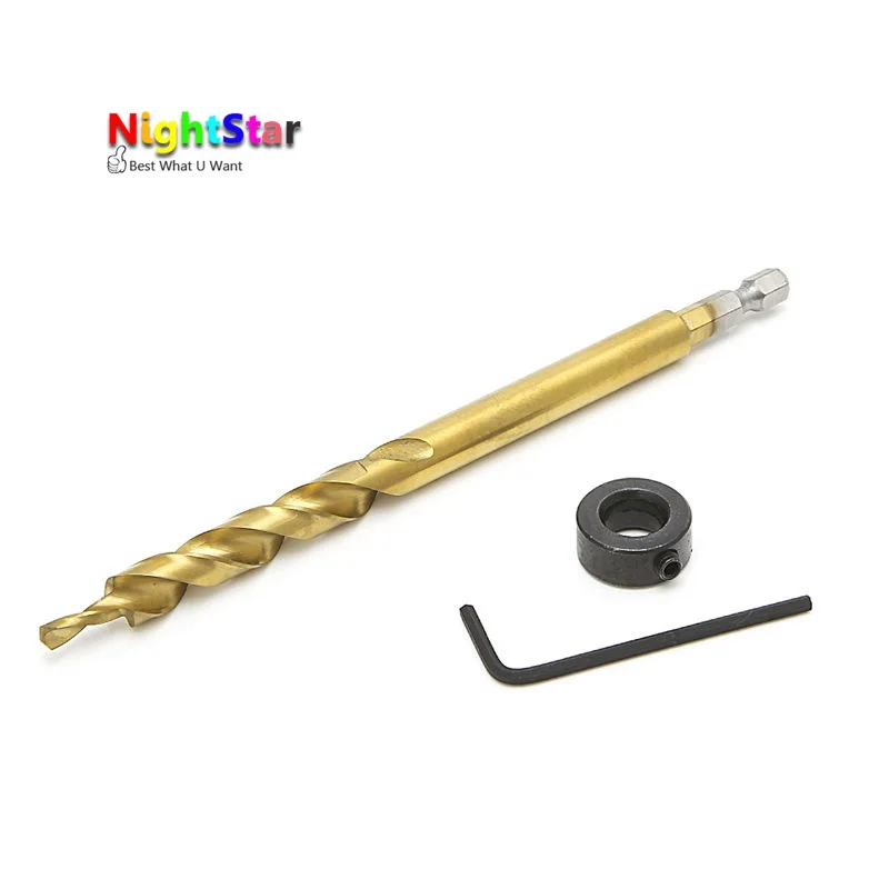 Binoax 3/8 &quotступенчатое сверло с шестигранной головкой карманное отверстие +