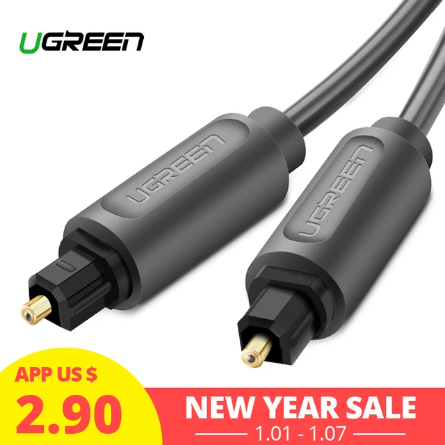Best Offers Ugreen Digital Optical Audio Cable Toslink 1m 3m SPDIF Coaxial Cable for Amplifiers Blu-ray Player Xbox 360 Soundbar Fiber Cable Best Offers Ugreen Digital Optical Audio Cable Toslink 1m 3m SPDIF Coaxial Cable for Amplifiers Blu-ray Player Xbox 360 Soundbar Fiber Cable