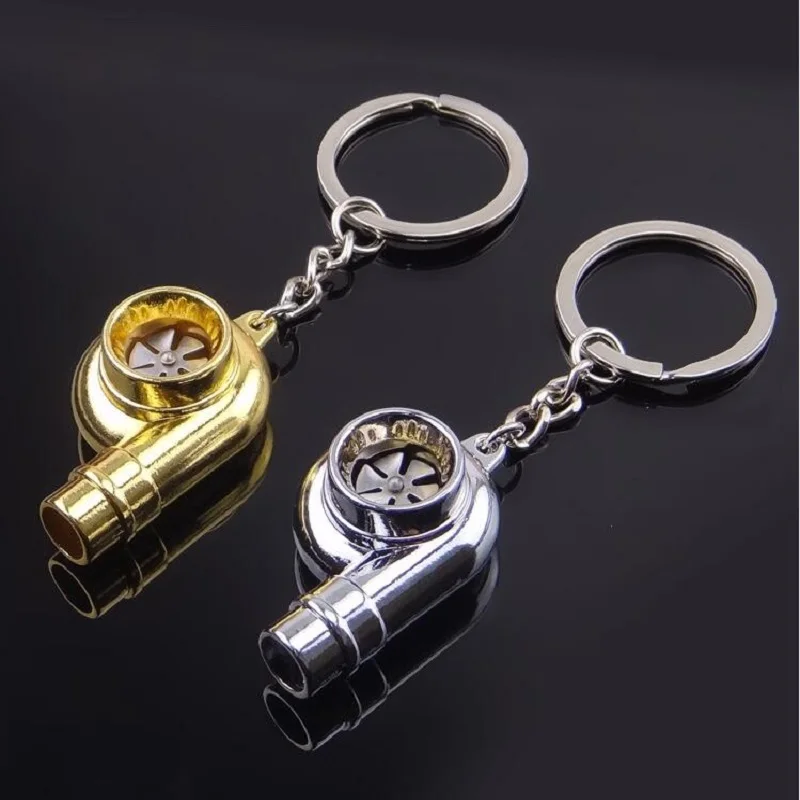 TOYIKIE Real Whistle Sound Turbo Keychain Sleeve Bearing Spinning Auto