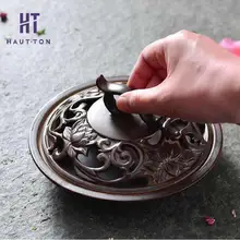 Китайская фарфоровая горелка для благовоний ручной работы полая катушка курильница с обратным потоком Арома печь для гостиной домашний декор