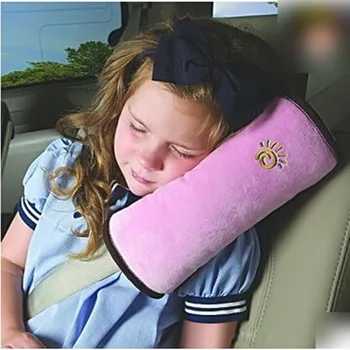 

Side Sleeper Pillow 28*9*8cm Kids Safety Protect Neck Shoulder Pad Seat Belt Cushion In Car For Children Adult Pillow