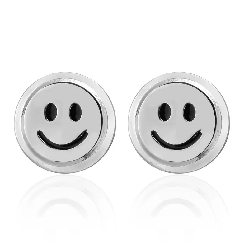 

Luxury Men Silvery smile Cufflinks High Quality Lawyer Groom Wedding Cufflinks For Mens Shirt Cuff Links French Jewelry
