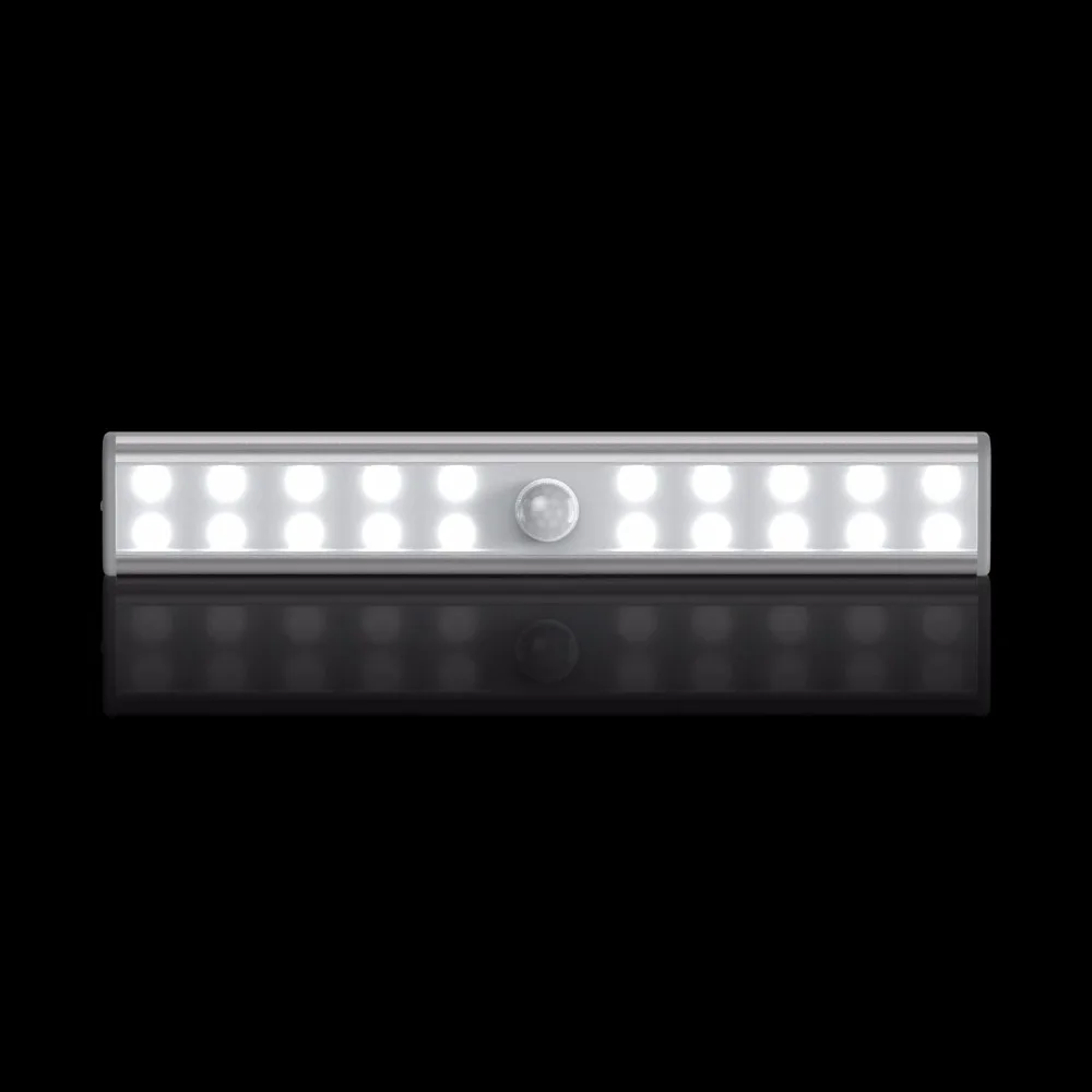 Ночсветильник для шкафа с 20 светодиодный и зарядкой по USB инфракрасный датчик