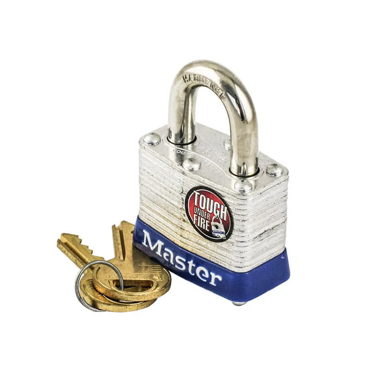 Master Lock Wide Laminated Steel Pin Tumbler Padlock Anti-theft Brass lock steel steel layer lock home padlock dormitory outdoor lock (4)