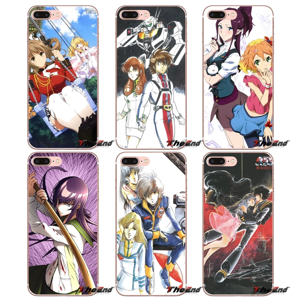 Macross II Lovers Again TPU силиконовый чехол для iPhone X 4 4S 5 5S 5C SE 6 6S 7 8 Plus Samsung Galaxy J1 J3 J5 J7 A3 A5 2016