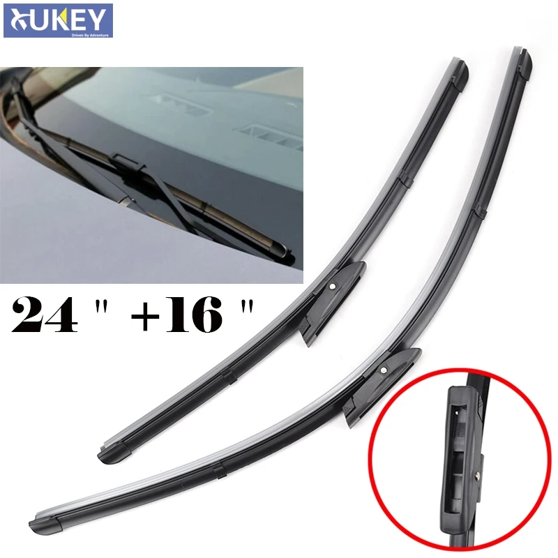Как снять дворники на рено флюенс Misima 24''+16''Front Windshield Wiper Blades For Renault Clio 3 Megane CC Grand