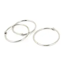 PPYY-3 шт. металлические книги свободные листы для хранения шкафа шарнирное кольцо внутренний диаметр 5,1 см