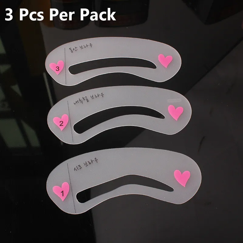 Eyebrow Stencil Set Eye Brow Diy Drawing Guide Styling Shaping Grooming Template Card Easy Makeup Beauty Kit Stencils Aliexpress Eyebrow Stencil Set Eye Brow Diy